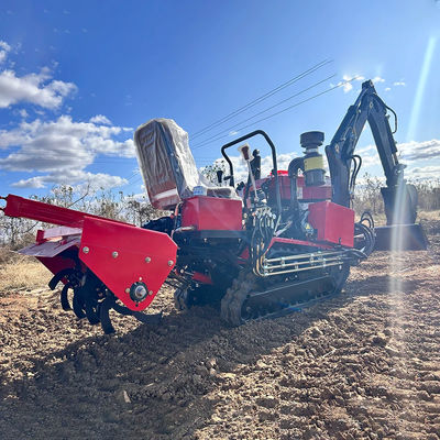 35 HP การ์เด้น มินิ Crawler Tractor HYCT-25D กับ Dozer หน้า