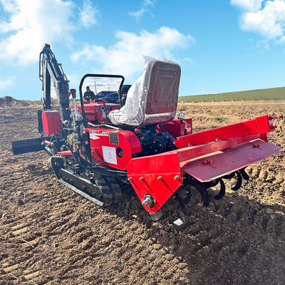 35 HP การ์เด้น มินิ Crawler Tractor HYCT-25D กับ Dozer หน้า