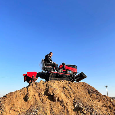 2wd Paddy Rubber Track แทรคเตอร์เกษตร 25hp 35 Hp 50 Hp 60 Hp