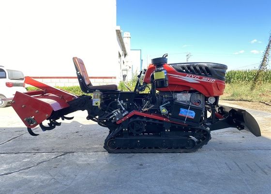35 HP Ride On Rotary Tiller Tractor แพดดี้ แลนด์ ครอลเลอร์ แทรคเตอร์
