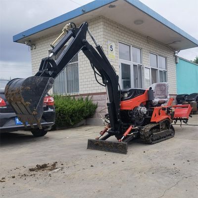 พัดไร่ / ดินแห้ง ไดเซล มินิ ครอลเลอร์ เทรคเตอร์ 35HP 25HP กับ ดอเจอร์บลัด