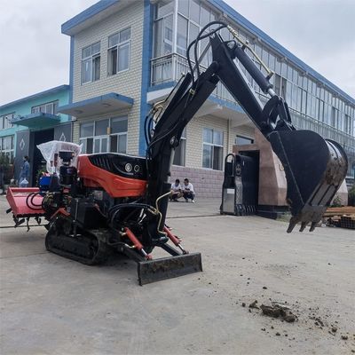 พัดไร่ / ดินแห้ง ไดเซล มินิ ครอลเลอร์ เทรคเตอร์ 35HP 25HP กับ ดอเจอร์บลัด