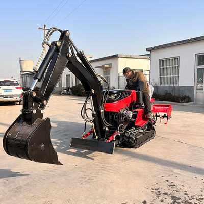 พัดไร่ / ดินแห้ง ไดเซล มินิ ครอลเลอร์ เทรคเตอร์ 35HP 25HP กับ ดอเจอร์บลัด