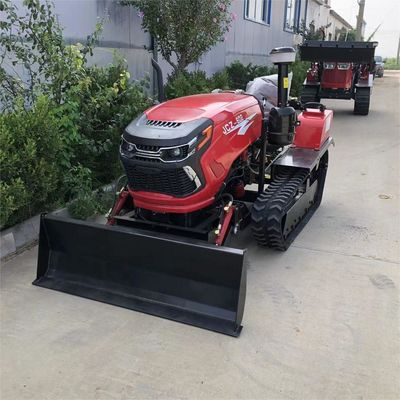 มินิ 50HP รถยนต์เลื่อน เครื่องมือการเกษตร ด้วยเครื่องบรรทุกด้านหน้า / Backhoe