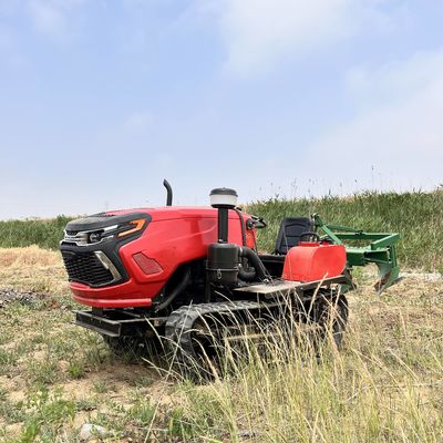 มินิ 50HP รถยนต์เลื่อน เครื่องมือการเกษตร ด้วยเครื่องบรรทุกด้านหน้า / Backhoe