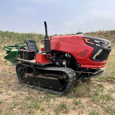 มินิ 50HP รถยนต์เลื่อน เครื่องมือการเกษตร ด้วยเครื่องบรรทุกด้านหน้า / Backhoe