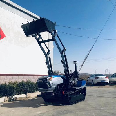 เครื่องเลื่อนขนาดเล็ก 50HP 60HP พลังงาน Tiller พืชปลูกสําหรับดินทุ่ง