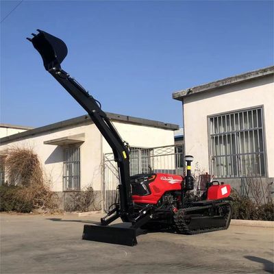 มหาประสงค์ 50HP แผ่นดินแห้ง Crawler เทรคเตอร์ มินิ Utility Cultivator Dozer