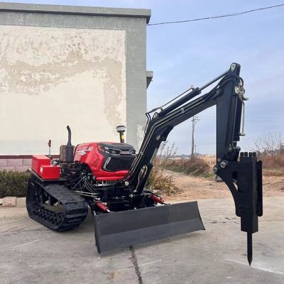 มหาประสงค์ 50HP แผ่นดินแห้ง Crawler เทรคเตอร์ มินิ Utility Cultivator Dozer