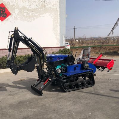 รอตตารี ทิลเลอร์ ครอแลร์ เทรคเตอร์ 25Hp 35 HP อุปกรณ์การเกษตรกรรมเกษตร พร้อมบูลโดเซอร์