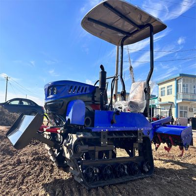มิโคร 35HP เทรคเตอร์คอมแพคท รอตารี่ การ์เด้น Cultivator เทรคเตอร์ที่มีถัง excavator