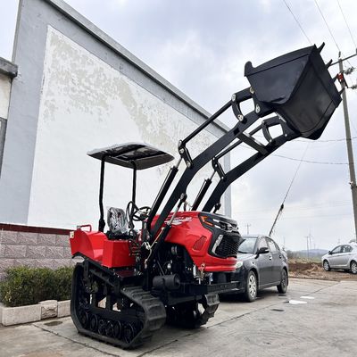 มินิ 50HP แพดดี้ ฟิลด์ ครอลเลอร์ เทรคเตอร์ด้วยเครื่องยนต์กล่องเกียร์ CE รับรอง