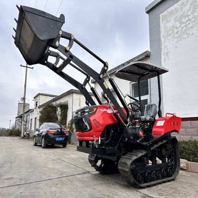 มินิ 50HP แพดดี้ ฟิลด์ ครอลเลอร์ เทรคเตอร์ด้วยเครื่องยนต์กล่องเกียร์ CE รับรอง