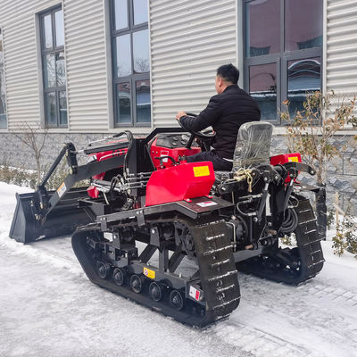 OEM ODM Farm Crawler Tractor / Mini Tractor 50 HP พร้อมถังด้านหน้า