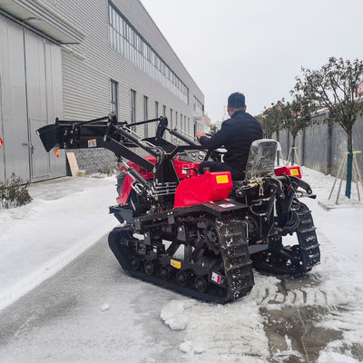 OEM ODM Farm Crawler Tractor / Mini Tractor 50 HP พร้อมถังด้านหน้า