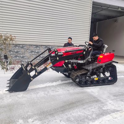 OEM ODM Farm Crawler Tractor / Mini Tractor 50 HP พร้อมถังด้านหน้า