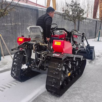 บ้าน 50HP พาร์ดี้ฟิลด์ Crawler เครื่องปลูกแทรกเตอร์สําหรับการเกษตร