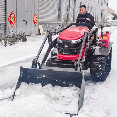บ้าน 50HP พาร์ดี้ฟิลด์ Crawler เครื่องปลูกแทรกเตอร์สําหรับการเกษตร