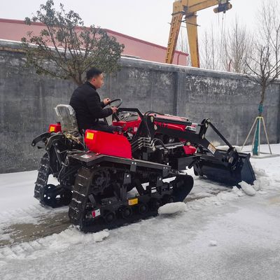 บ้าน 50HP พาร์ดี้ฟิลด์ Crawler เครื่องปลูกแทรกเตอร์สําหรับการเกษตร