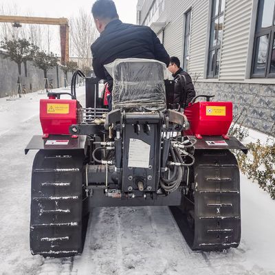 บ้าน 50HP พาร์ดี้ฟิลด์ Crawler เครื่องปลูกแทรกเตอร์สําหรับการเกษตร