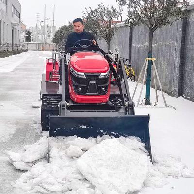OEM ODM Farm Crawler Tractor / Mini Tractor 50 HP พร้อมถังด้านหน้า