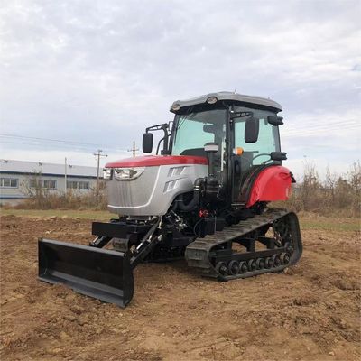120HP รถยนต์แทรกเตอร์แทรกเตอร์รถยนต์ปิด อุปกรณ์การเกษตร รถยนต์แทรกเตอร์แคร์เลอร์ขนาดเล็กที่มีเครื่องยนต์ดีเซล