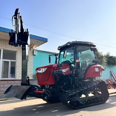 120HP รถยนต์แทรกเตอร์แทรกเตอร์รถยนต์ปิด อุปกรณ์การเกษตร รถยนต์แทรกเตอร์แคร์เลอร์ขนาดเล็กที่มีเครื่องยนต์ดีเซล
