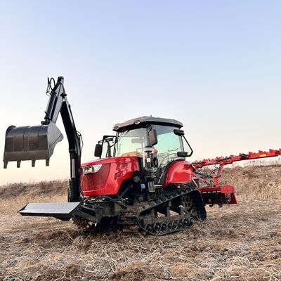 เครื่องเลื่อนกระบะขนาดเล็กสําหรับการเกษตร 120 HP พร้อมรถไฟ