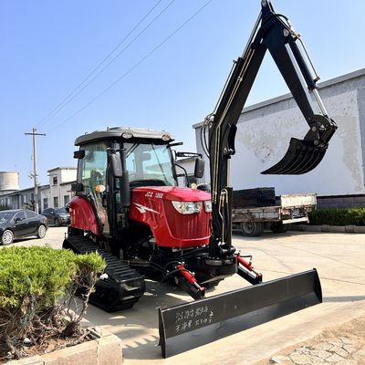 120HP รถยนต์แทรกเตอร์แทรกเตอร์รถยนต์ปิด อุปกรณ์การเกษตร รถยนต์แทรกเตอร์แคร์เลอร์ขนาดเล็กที่มีเครื่องยนต์ดีเซล
