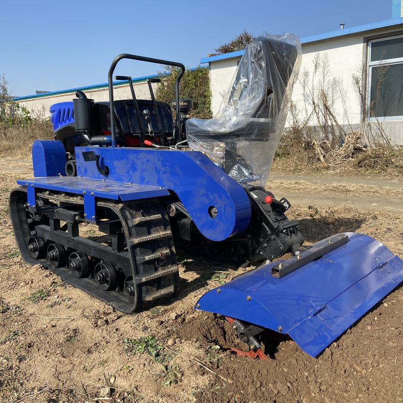 มิโคร 35HP เทรคเตอร์คอมแพคท รอตารี่ การ์เด้น Cultivator เทรคเตอร์ที่มีถัง excavator